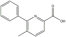 5-Methyl-6-phenylpyridine-2-carboxylic acid 구조식 이미지