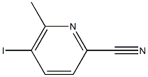 2-Cyanp-5-iodo-6-methylpyridine Structure
