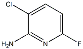 2-Amino-3-chloro-6-fluoropyridine 구조식 이미지