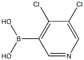 4,5-Dichloropyridine-3-boronic acid 구조식 이미지