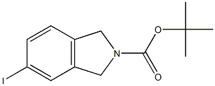 5-Iodo-1,3-dihydro-isoindole-2-carboxylic acid tert-butyl ester Structure