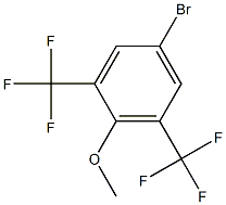 4-bromo-2,6-bis(trifluoromethyl)anisole Structure