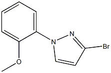 3-bromo-1-(2-methoxyphenyl)-1H-pyrazole 구조식 이미지