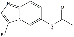 N-(3-bromoimidazo[1,2-a]pyridin-6-yl)acetamide 구조식 이미지