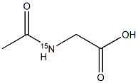N-Acetyl-glycine-15N 구조식 이미지