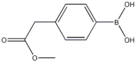 4-(2-methoxy-2-oxoethyl)phenylboronic acid Structure