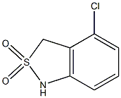 4-chloro-1,3-dihydro-2,1-benzisothiazole 2,2-dioxide 구조식 이미지
