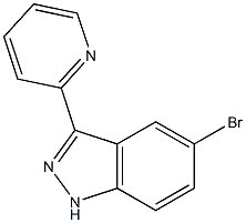 5-bromo-3-pyridin-2-yl-1H-indazole Structure