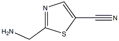 2-(aminomethyl)-1,3-thiazole-5-carbonitrile 구조식 이미지