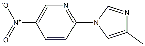 2-(4-methyl-1H-imidazol-1-yl)-5-nitropyridine 구조식 이미지