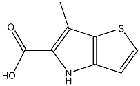 6-methyl-4H-thieno[3,2-b]pyrrole-5-carboxylic acid Structure