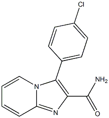 3-(4-chlorophenyl)imidazo[1,2-a]pyridine-2-carboxamide Structure