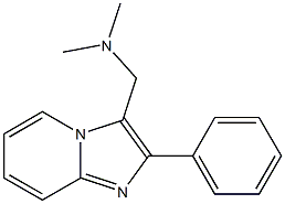 N,N-dimethyl-N-[(2-phenylimidazo[1,2-a]pyridin-3-yl)methyl]amine Structure