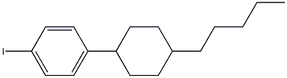 4-(4'-pentylcyclohexyl)iodobenzene 구조식 이미지