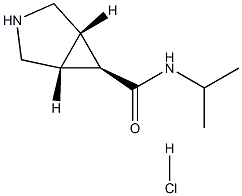 (1R,5S,6r)-N-isopropyl-3-azabicyclo[3.1.0]hexane-6-carboxamide hydrochloride Structure