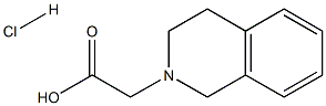 2-(3,4-dihydroisoquinolin-2(1H)-yl)acetic acid hydrochloride 구조식 이미지
