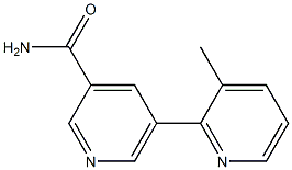 5-(3-methylpyridin-2-yl)pyridine-3-carboxamide Structure