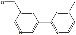 5-(4-methylpyridin-2-yl)pyridine-3-carbaldehyde 구조식 이미지