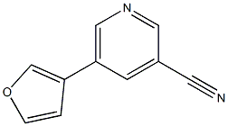 5-(furan-3-yl)pyridine-3-carbonitrile 구조식 이미지