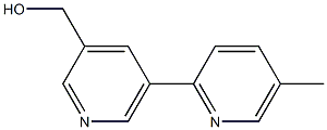 (5-(5-methylpyridin-2-yl)pyridin-3-yl)methanol 구조식 이미지