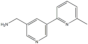 (5-(6-methylpyridin-2-yl)pyridin-3-yl)methanamine 구조식 이미지
