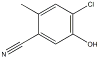 2-Methyl-4-chloro-5-hydroxybenzonitrile 구조식 이미지