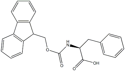 N-fluorenylmethoxycarbonyl-L-phenylalanine Structure