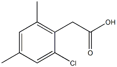 4,6-DiMethyl -2-chlorophenylacetic acid 구조식 이미지