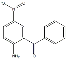 2-Amino-5-nitrobenzopheone 구조식 이미지