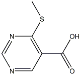 4-(Methylthio)pyriMidine-5-carboxylic acid Structure