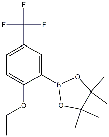 2-(2-ethoxy-5-(trifluoroMethyl)phenyl)-4,4,5,5-tetraMethyl-1,3,2-dioxaborolane Structure