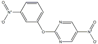 5-nitro-2-(3-nitrophenoxy)pyriMidine 구조식 이미지