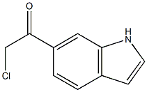 Ethanone, 2-chloro-1-(1H-indol-6-yl)- Structure