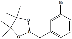 2-(3-broMobenzyl)-4,4,5,5-tetraMethyl-1,3,2-dioxaborolane 구조식 이미지