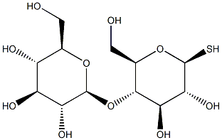 4-O-(b-D-Glucopyranosyl)-b-D-thioglucopyranose 구조식 이미지