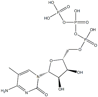 5-Methycytidine-5'-triphosphate. 구조식 이미지