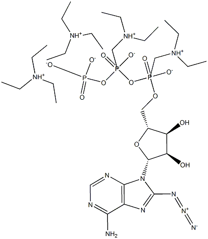 8-Azidoadenosine 5'-triphosphate triethylammonium salt Structure