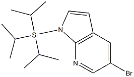 1-triisopropylsilyl-5-bromo-7-azaindole 구조식 이미지