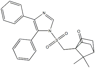 1-((D)-camphor-10-sulfonyl)-4,5-diphenylimidazole Structure