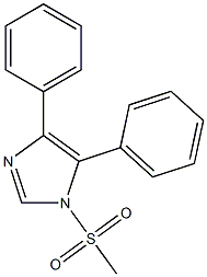 1-methanesulfonyl-4,5-diphenylimidazole Structure