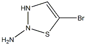 2-amino-5-bromo-thiadiazole 구조식 이미지