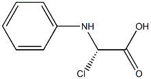 2-chloro-DL-phenylglycine 구조식 이미지