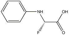 2-fluoro-DL-phenylglycine Structure