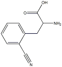 2-cyano-DL-phenylalanine Structure