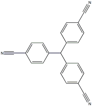 4,4',4''-tricyanotriphenylmethane Structure