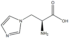 3-(1-imidazolyl)-L-alanine Structure