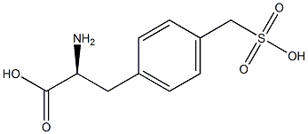 4-sulfomethyl-L-phenylalanine Structure