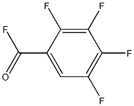 2,3,4,5-tetrafluorobenzoyl fluoride Structure