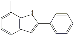 7-methyl-2-phenylindole 구조식 이미지