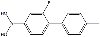 3-fluoro-4-(4-methylphenyl)benzeneboronic acid Structure